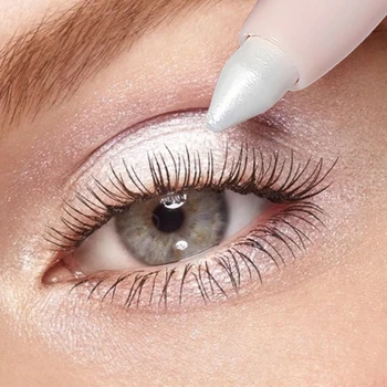 Pearlescent Eyeshadow Ceruzka Lesk Biela Priadky Líniové Pero, Zvýrazňovač, Dlhotrvajúci Matný Očný Tieň Stick Oči Make-Up Kozmetika