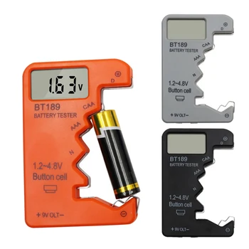 Digitálny Batérie Tester LCD Displej AA/AAA/9V/1,5 V gombíkovú Batériu Kontrola Kapacity Detektora Kapacita Diagnostický Nástroj