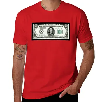 Nové Starej Školy 100 (Sto) Doláru Bill T-Shirt potu tričko topy grafické t košele pánske bavlnené tričká