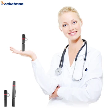 Ústne Baterka Vhodná pre Lekárov, Mini Keychain Baterka Pero Baterka Pocket Torch VIEDOL Pero Klip kontrolka