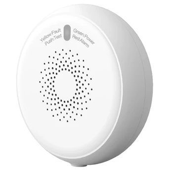 1Set Smart Zigbee Plynu Detektor Úniku Horľavých Senzor Tuya Smart Home Security Alarm Systém Inteligentného Života Tuya App Biela