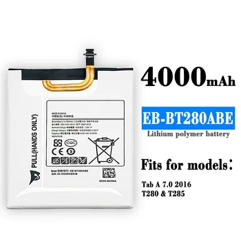 Tablet Batéria EB-BT280ABE Pre SAMSUNG GALAXY Tab 7.0 A T280 T285 SM-T280 Náhradné Batérie 4000mAh