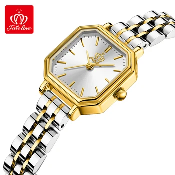 Osud, Láska 906 Business Quartz Hodinky Pre Ženy, Jednoduché Vytáčanie Nepremokavé dámske Hodinky Luxusné Top Značky Originálne Dámske Náramkové hodinky