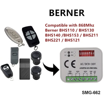 Berner, Garážové brány Prijímač Pre BERNER BHS110/ BHS130/ BHS140/ BHS153/ BHS211/ BHS221/ BHS121 Diaľkové Ovládanie Modul 868MHz