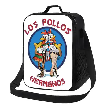 Vtipné Los Pollos Hermanos Tepelne Izolované Obed Taška Breaking Bad Resuable Obed Kontajner Práce Školy Cestovné Bento Box Potravín