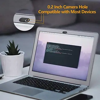 pre Kreatívne Mini Veľkosť List Webcam Širokú Kompatibilitu Mini Tenký Fotoaparát Pokrytie pre MACBOOK pre Imac Počítača 3