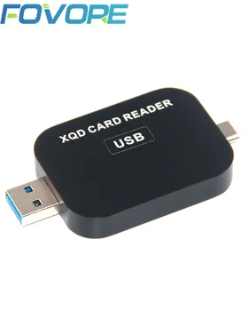 XQD Čítačka Kariet USB3.1 Typ C & USB3.0 Čítačka Kariet 2v1 High-speed SD Card Reader pre SONY NIKON Fotoaparát LUMIX pre Windows, MAC OS
