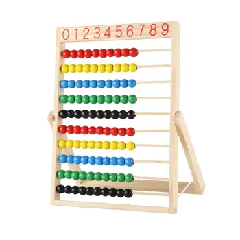 Počítanie Elektronické Hračky Montessori Darčeky sčítanie Odčítanie Abacus Drevené Abacus pre Deti, Chlapcov, Dievčatá, Deti Základnej Interaktívne Hračky