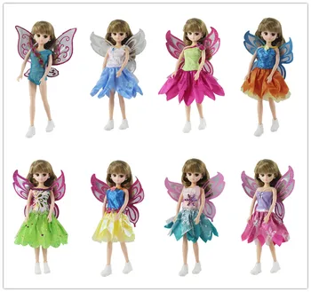 Roztomilý Krídla sukne angel šaty pre Blythe 6 bodov dieťa Azone Rieger Licca Doll Oblečenie nie sú zahrnuté bábika