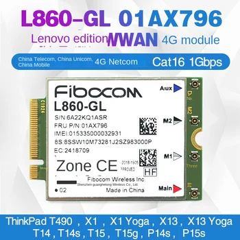 Vhodné pre Lenovo x1 X13 p15 T490 T14S T15 L860-GL Gigabit 4G Modul 01AX796