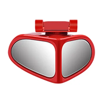 2 V 1 Auto Blind Spot Zrkadlá Strane-Uhol Bočné spätné Zrkadlo 360Rotatable obojstranné Široký Uhol Vypuklé Predné Spätné Zrkadlo