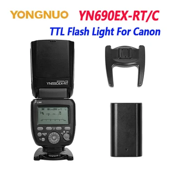Yongnuo YN690EX-RT 2000mAh Li-ion Batéria Speedlite Bezdrôtový HSS 1/8000s TTL/M/MULTI/Gr zábleskové Svetlo Pre Canon DSLR Fotoaparát