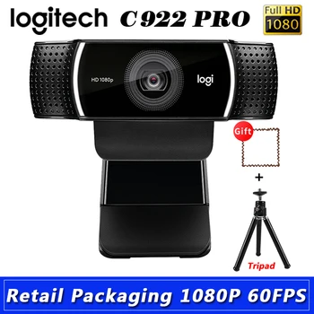 Logitech Webcam C922 Pro HD 1080P automatické Zaostrovanie Vstavaný Mikrofón Stream HD Kotvy Fotoaparát S Statív