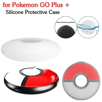 Silikónové PC Pevný Kryt puzdro pre Pokemon ÍSŤ Plus Puzdro + TPU Mäkké Transparentný Silikónový Kryt pre Pokémon GO Plus +
