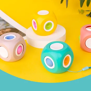 Nové Fidget Relaxačná Jednoduché Dimple Spinner Hračky Pre Deti Relaxačná Ruku, Otočný Ovládač (Push Bublina Dospelých Stres Vypúšťací Otvor Dary