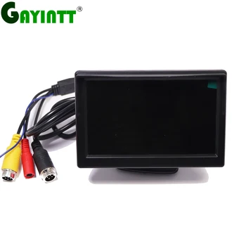 GAYINTT AHD 5inch auto monitor 4PIN a AV port pre Auto Zozadu Zálohy Auto Auto Kamera HD