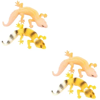 Simulácia Gecko Gumy Lizard Sochy Model PVC Zvieracích Postáv Figúrky Malé Dekorácie Ploche
