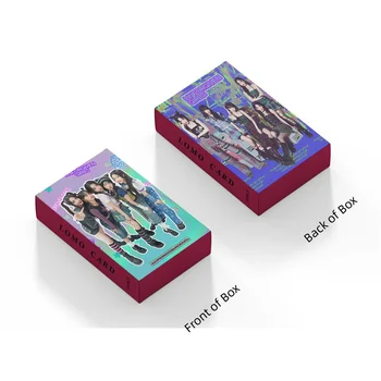 Kpop 55pcs/set LE SSERAFIM Malé Karty Japonský Album UNFORGIVEN Album Karty Kim Chae-Yuen Miyawaki Sakira Print Art Print Karty