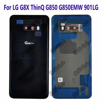 Pre LG G8X ThinQ G850 G850EM 901LG G850EMW G850QM G850UM Batérie Zadný Kryt Skla Zadných Dverí Bývanie Prípade Kryt Batérie