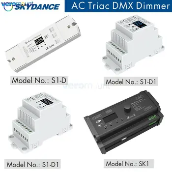 Skydance DMX512 Signál na 1/2 Kanálov DMX Digitálne Triac Stmievač AC 110V 220V Fáza-cut Výstup pre Traic Stmievateľné LED Lampy Jednotky