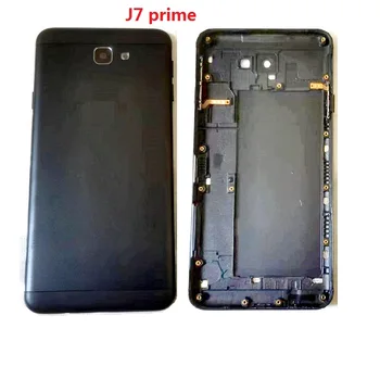 Pre Samsung Galaxy J5 Prime ON5 G570 J7 Prime ON7 G610 Kovové Batérie Zadný Kryt Zadné Dvere Bývanie Prípade Podvozku Shell Nahradiť