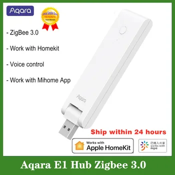 Aqara E1 Zigbee Rozbočovač USB M1S Smart hub Bránou Aqara Hub Bezdrôtový Zigbee Pripojenie Vzdialenej Pre Xiao MIHOME Pre Apple Homekit