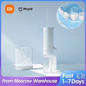 Pôvodný Xiao Mijia Ústne Irigátor Zubné Irigátor MEO701 Prenosný Ultrazvukový Zuby Ústne Flusher vody vybrať Zub Cleaner