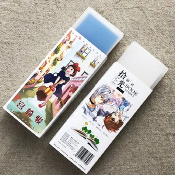 32 Ks/Set Miyazaki Papier Záložku, Záložky, Kancelárske Potreby Knihy Držiteľ Správu Karty Matné Darčekovej Krabičke
