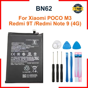 Pre Xiao POCO M3 / Redmi 9T Poznámka 9 4G BN62 Batériu Mobilného Telefónu