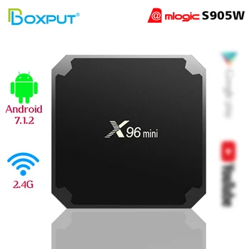 Odbavenie BOXPUT X96Q MINI H313 Android TV Box 4KHDR10 2.4 G WiFi Android10.0 Quad Core Smart Set-Top Box Video Prehrávača Médií