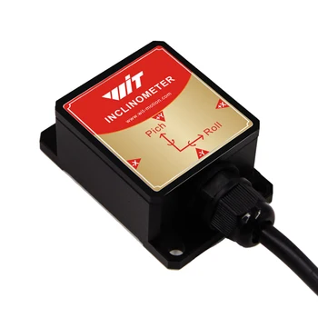 HWT905-TTL s Vysokou Presnosťou Akcelerometer+Gyro+Uhol s Teplotou&Magnetometrické Náhradu škody, Vodotesný IP67 Inclinometer