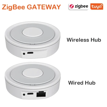 Tuya Smart Zigbee 3.0 Bránou Hub Bezdrôtový Smart Home Most Inteligentný Život Na Diaľkové Ovládanie Zigbee Protokol Pracuje S Alexa