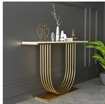 Svetlo luxusné Nordic mramoru verandu tabuľka Moderný minimalistický ultra-úzke prípade sála vstup kabinetu vstup stenu konci zobrazenie tabuľky