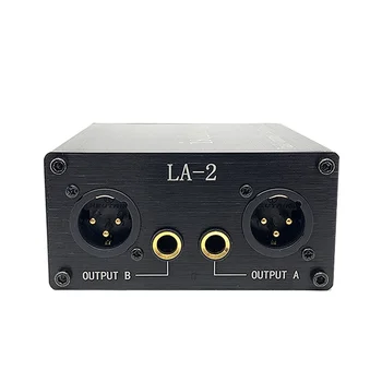 Audio Signál Izolant 6.35 XLR Hlavu Zmiešavač Zvuku Aktuálne Acoustic Noise Filter Odstraňovač LA-2