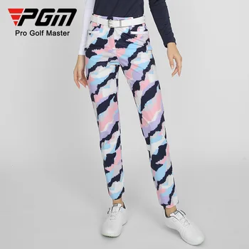 PGM Golf dámske Nohavice Rýchle sušenie lady Golfové Oblečenie Módne Farebné Tlač Nepremokavé Športové Nohavice KUZ133
