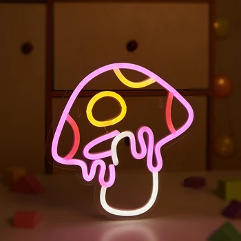 Chi-kúpiť LED Neon Ružová Huby USB Powered Neónové Značky Nočné Svetlo 3D Wall Art & herne, Spálne, Obývacia Izba Dekor Lampa Znamenia
