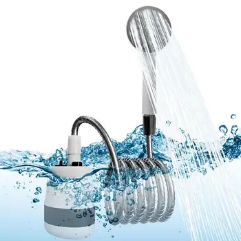 Camping Sprcha Kompaktné Prenosné Dobíjacie Showerhead USB Nabíjateľné Elektrické Sprcha Pre Dieťa Kúpanie Pet Čistenie Výlet