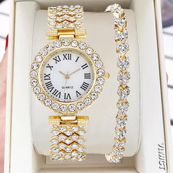 Sdotter dámske Módne Hodinky Jednoduché Hviezdne nebo Dial Luxusné Quartz Hodinky Ženy Hodiny Rose Gold Ukazovateľ Náramkové hodinky pre ženy