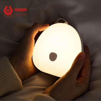 RSSER LED Nočné Svetlo Dotyk Plnenie Lampy, Nočné Kŕmenie Svetlá Dotykové Ovládanie Pre Skrine, Spálne, Nočný Stolík Osvetlenie
