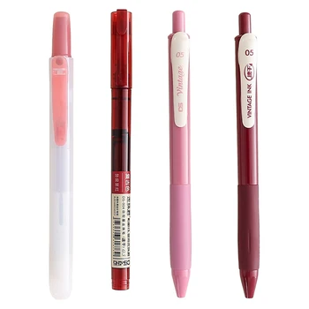 Morandi Farebné Série Pen Set S 4 Kus Módne Prenosné Kancelárske Potreby Pre Školského Úradu,