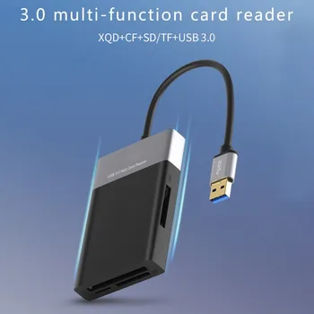 XQD Čítačka Kariet Multi Čítačka Pamäťových Kariet, 2 X USB 3.0 HUB Adaptér Pre Sony G/M Series, Lexar 2933X/1400X Pre systém Windows/Mac OS