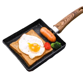 Lekárske Kameň Tamagoyaki Hrniec Tamagoyaki Malej Panvici Raňajky Omeletu Non-Stick Pan Egg Roll Pan Panvice-Non-Stick Pan