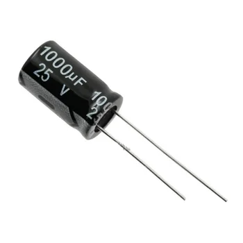 20PCS In-line Elektrolytický Kondenzátor Objem: 10X20 25V1000UF 10*17 mm