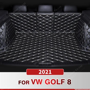 Auto Plné Pokrytie Kmeňa Mat Pre VOLKSWAGEN VW Golf 8 2021 kufra Auta Kryt Pad Cargo Líniové Interiéru Chránič Príslušenstvo