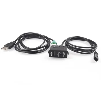 USB, Aux Prepínač + Drôt, kábel Kábel Adaptéra Pre BMW E39 E46 E53 X5 16:9 NAVI CD Prehrávač 3Pin CD Menič