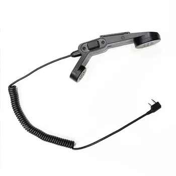 Prispôsobenie baofeng UV5R/82 walkie-talkie univerzálna k-vedúci prvok H250PTT komunikácia rádio, telefón rukoväť mikrofón
