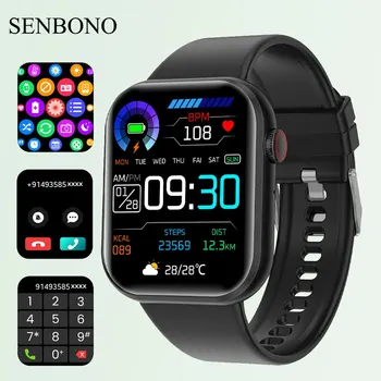 SENBONO Life3 Smartwatch Muži Ženy Bluetooth Hovor Fitness Tracker Viacerými Režim Šport Nepremokavé Smart Hodinky pre IOS Android+BOX