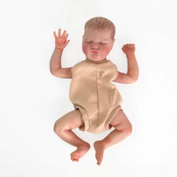SANDIE 19inches Novorodenca Reborn Bábiky Baby Kit Quinlyn Realisticky Mäkké Namaľoval Nedokončené Bábika Časti