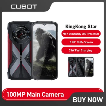 Cubot-KingKong Star Smartphone, 5G Mobilný Telefón, 6.78 