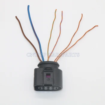 Pôvodné 1J0973733 6 pin Kyslíkový Senzor Pigtail Konektor pre VW Golf, Audi Skoda Seat